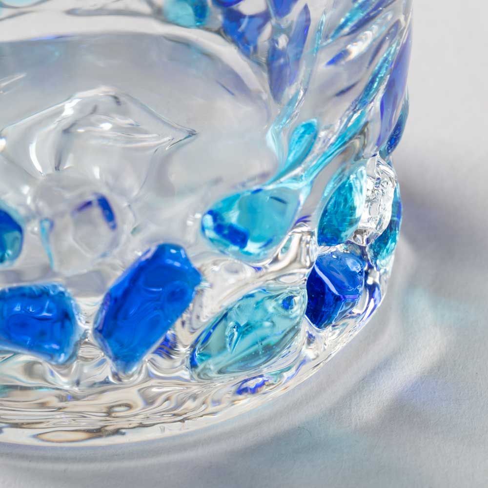 琉球ガラス匠工房 カレットグラス 青/水 琉球ガラス匠工房 琉球ガラス