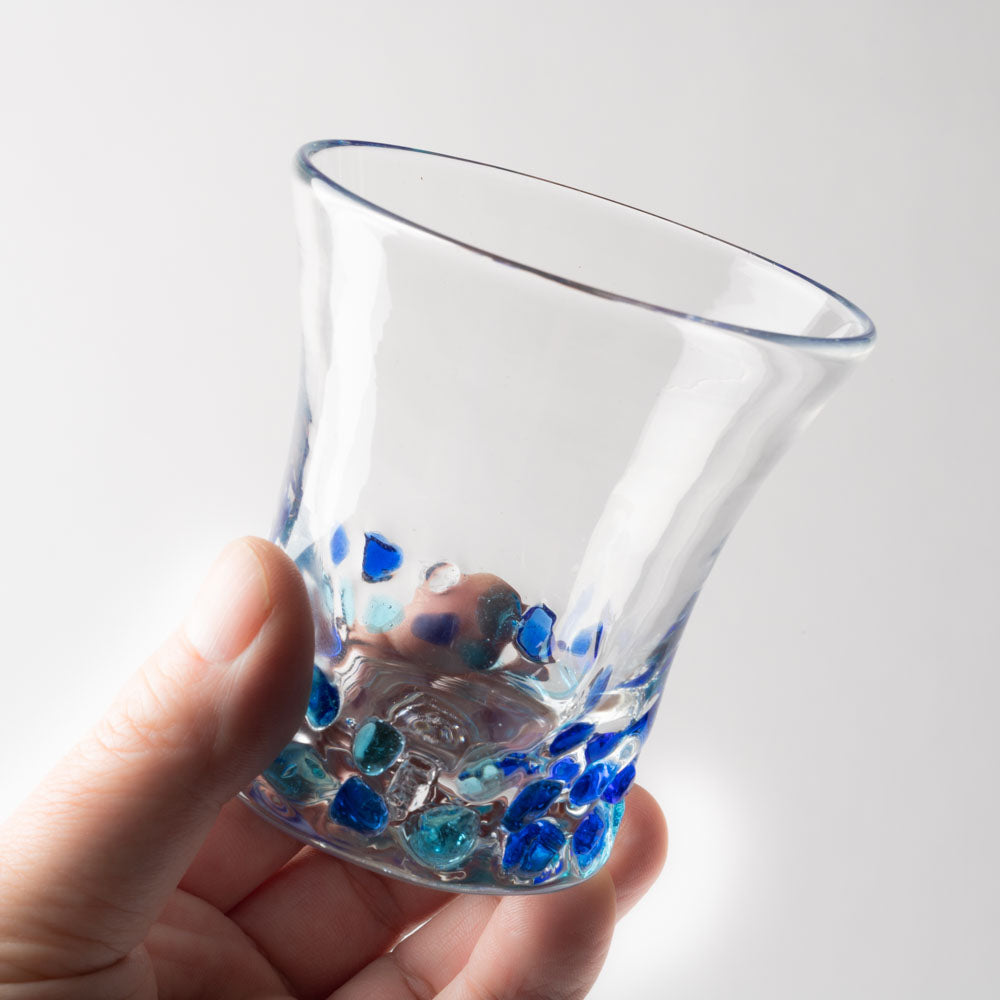 琉球ガラス匠工房 カレットグラス 青/水 琉球ガラス匠工房 琉球ガラス