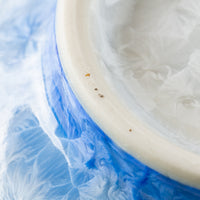 京焼・清水焼 陶あん 花結晶 ご飯茶碗 大(青白) 京焼・清水焼 陶あん 京焼・清水焼