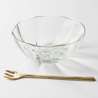 琉球ガラス工房 glass32 うず小鉢(クリア) 琉球ガラス工房glass32 琉球ガラス