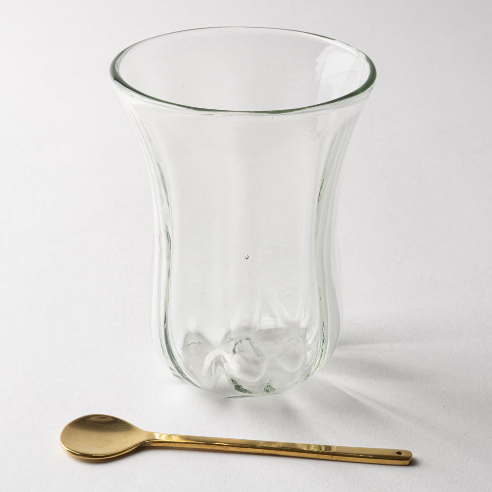 琉球ガラス工房 glass32 うずグラスロング(クリア) 琉球ガラス工房glass32 琉球ガラス