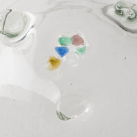 琉球ガラス工房 glass32 カレット三ツ足小鉢 琉球ガラス工房glass32 琉球ガラス