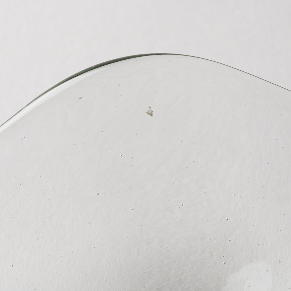 琉球ガラス工房 glass32 うず皿(クリア) 琉球ガラス工房glass32 琉球ガラス