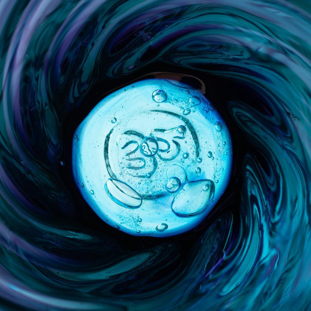 琉球ガラス工房 glass32 青の洞窟 底穴 モール小 琉球ガラス工房glass32 琉球ガラス