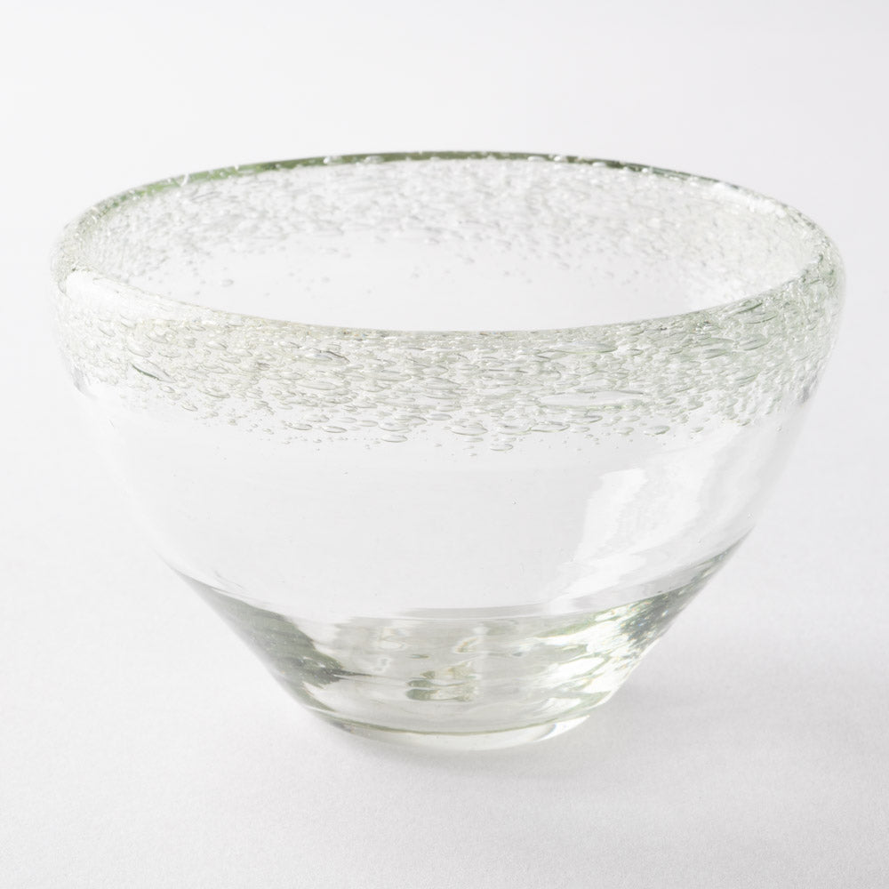 吹きガラス工房一星 ふち泡小鉢 吹きガラス工房一星 ガラスもの