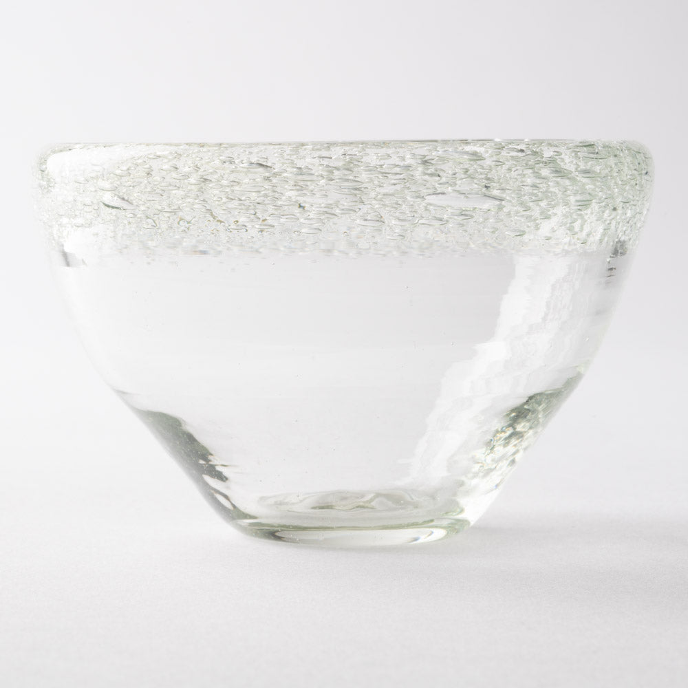 吹きガラス工房一星 ふち泡小鉢 吹きガラス工房一星 ガラスもの