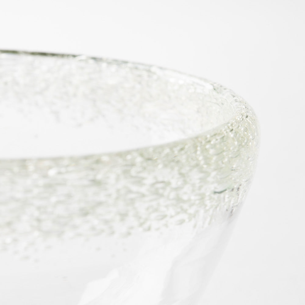 吹きガラス工房一星 ふち泡小鉢 吹きガラス工房一星 ガラスもの