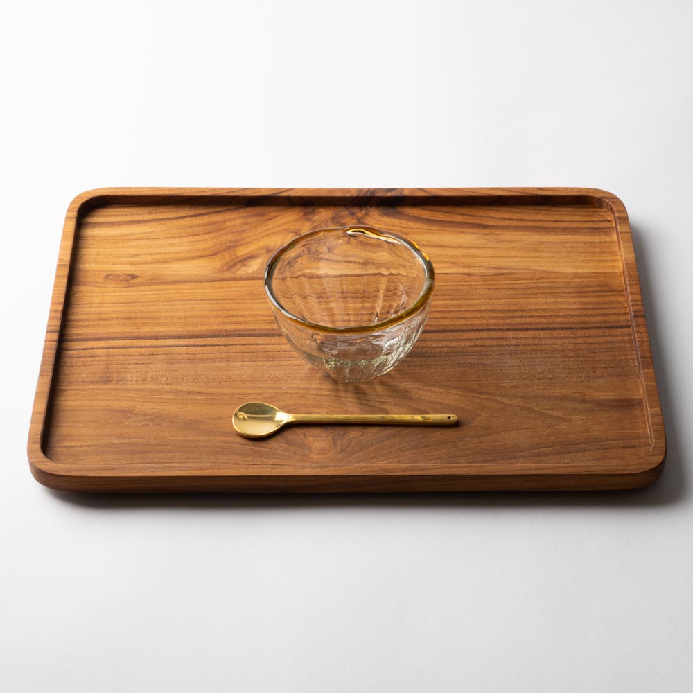 吹きガラス工房一星 リンカ小鉢(淵色アンバー) 吹きガラス工房一星 ガラスもの