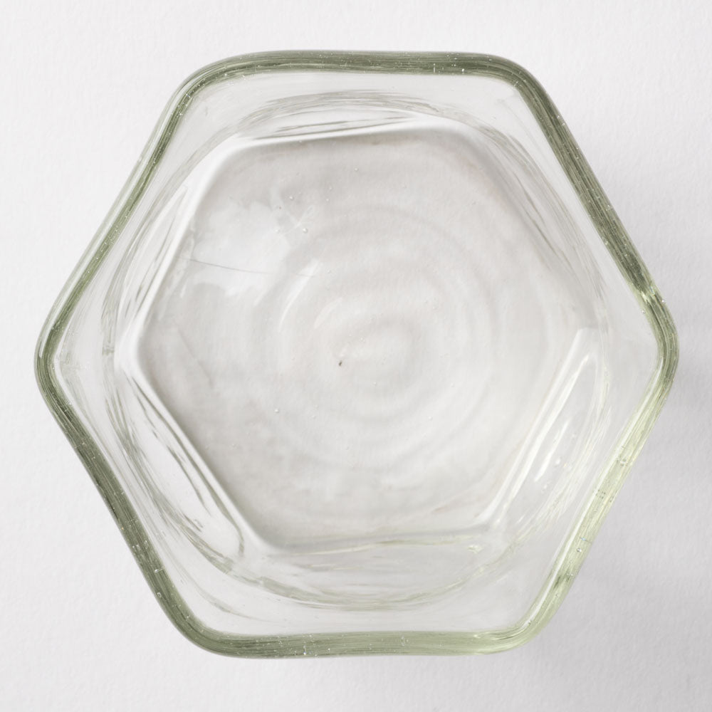 吹きガラス工房一星 六角フリーカップ 吹きガラス工房一星 ガラスもの