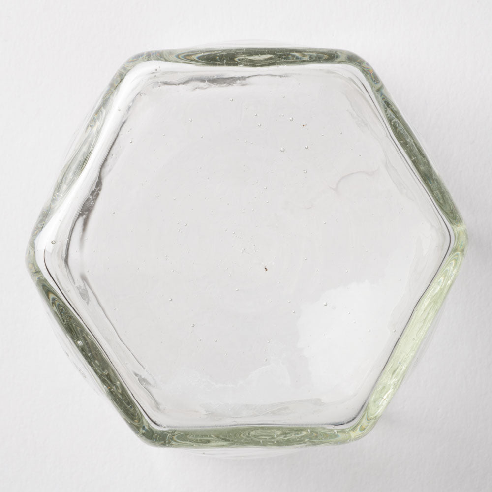 吹きガラス工房一星 六角フリーカップ 吹きガラス工房一星 ガラスもの