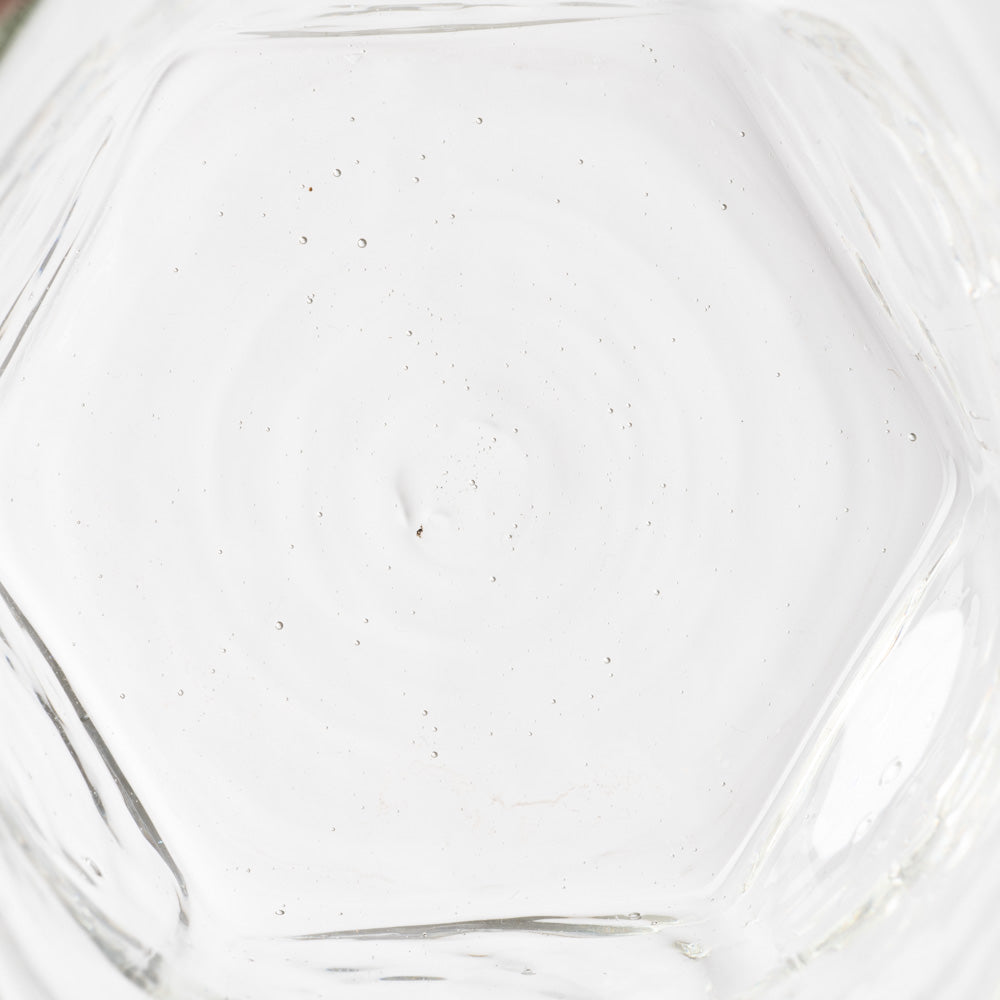 吹きガラス工房一星 六角フリーカップ 吹きガラス工房一星 ガラスもの