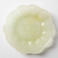 吹きガラス工房一星 泡モール皿 吹きガラス工房一星 ガラスもの