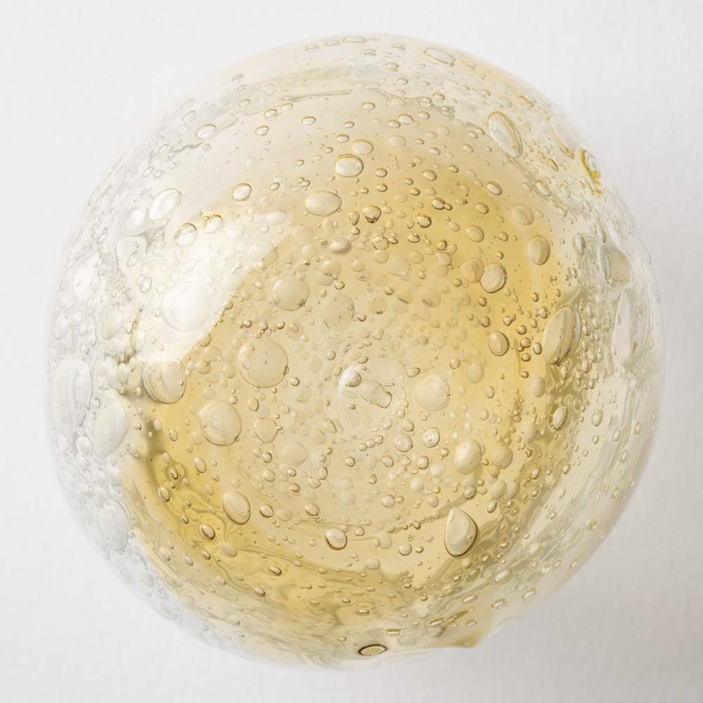 吹きガラス工房一星 うす泡ゆらぎグラス(アンバー) 吹きガラス工房一星 ガラスもの