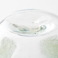 吹きガラス工房一星 泡水玉花器(スカイ) 吹きガラス工房一星 ガラスもの