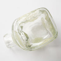 吹きガラス工房一星 泡水玉変形花器 吹きガラス工房一星 ガラスもの