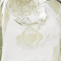 吹きガラス工房一星 泡水玉変形花器 吹きガラス工房一星 ガラスもの