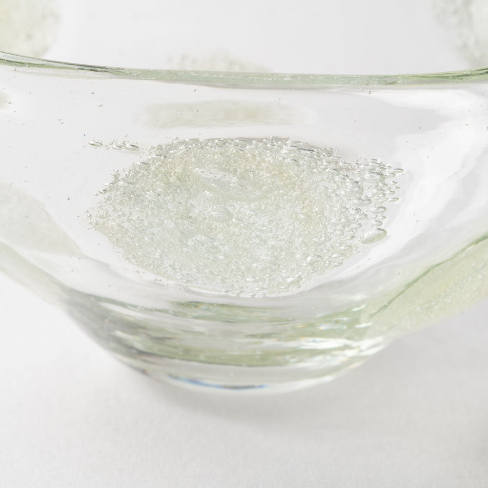 吹きガラス工房一星 泡水玉丸小鉢 吹きガラス工房一星 ガラスもの