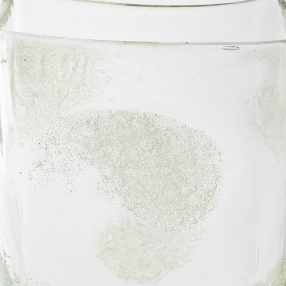 吹きガラス工房一星 泡水玉角柱花器 吹きガラス工房一星 ガラスもの