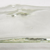 吹きガラス工房一星 泡水玉角柱花器 吹きガラス工房一星 ガラスもの