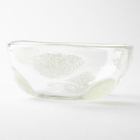 吹きガラス工房一星 泡水玉丸鉢(中) 吹きガラス工房一星 ガラスもの