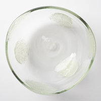 吹きガラス工房一星 泡水玉丸鉢(中) 吹きガラス工房一星 ガラスもの