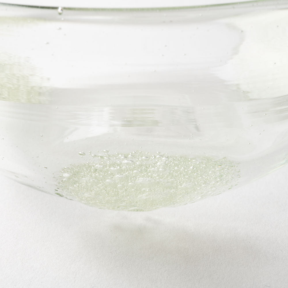 吹きガラス工房一星 泡水玉丸鉢(中) 吹きガラス工房一星 ガラスもの