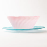 作家 栗原瑠璃華 蓮 カップ&ソーサーセット ガラス作家 栗原瑠璃華 ガラスもの