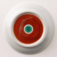 九谷焼工房花もん 丸皿(梅) 九谷焼工房花もん 九谷焼