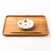 九谷焼工房花もん 丸皿(梅) 九谷焼工房花もん 九谷焼