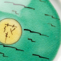 九谷焼工房花もん 丸皿(ぼたん) 九谷焼工房花もん 九谷焼