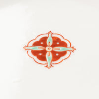 九谷焼工房花もん 丸皿(雪輪と花) 九谷焼工房花もん 九谷焼