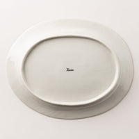 九谷焼工房花もん だ円皿(鹿) 九谷焼工房花もん 九谷焼