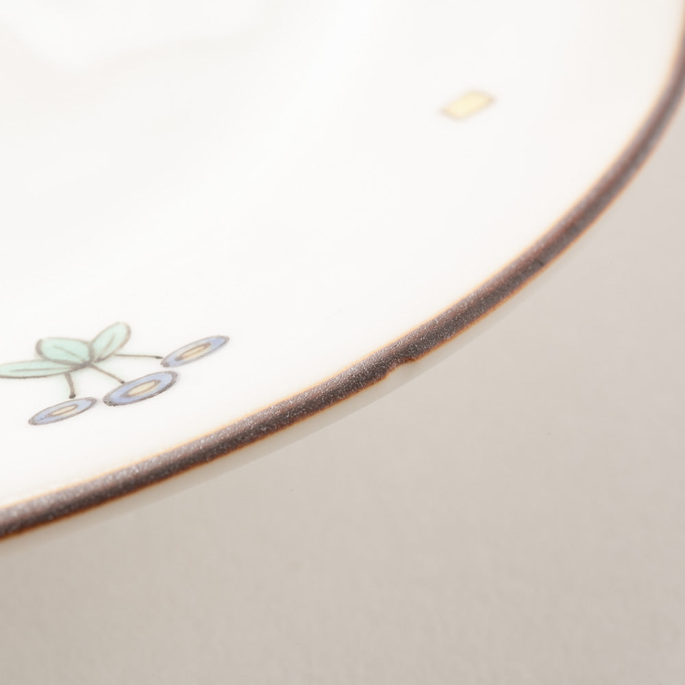 九谷焼工房花もん だ円皿(鹿) 九谷焼工房花もん 九谷焼