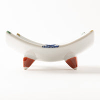 九谷焼工房花もん 珍味皿(四花弁) 九谷焼工房花もん 九谷焼