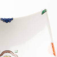 九谷焼工房花もん 珍味皿(四花弁) 九谷焼工房花もん 九谷焼