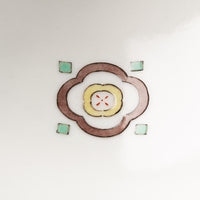 九谷焼工房花もん 珍味皿(四花弁) 九谷焼工房花もん 九谷焼