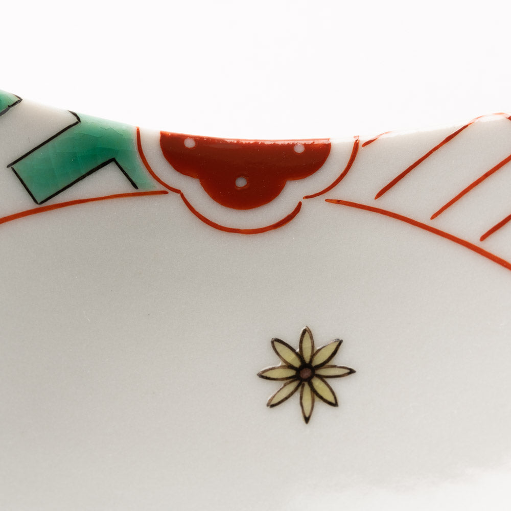 九谷焼工房花もん 珍味皿(梅松) 九谷焼工房花もん 九谷焼