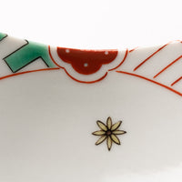 九谷焼工房花もん 珍味皿(梅松) 九谷焼工房花もん 九谷焼