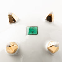 九谷焼工房花もん 珍味皿(梅松) 九谷焼工房花もん 九谷焼