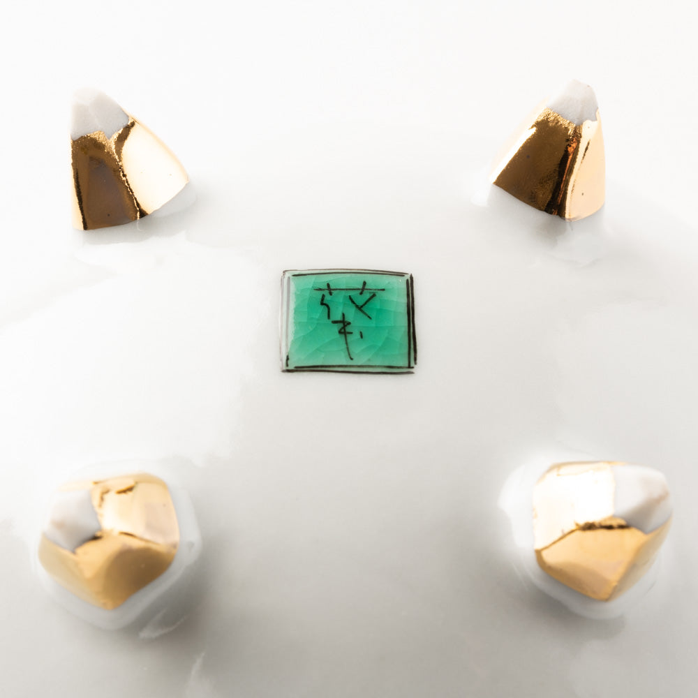 九谷焼工房花もん 珍味皿(黄花) 九谷焼工房花もん 九谷焼