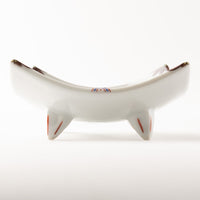 九谷焼工房花もん 珍味皿(紫花) 九谷焼工房花もん 九谷焼