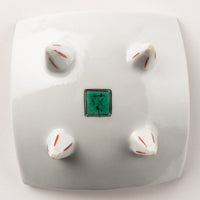 九谷焼工房花もん 珍味皿(紫花) 九谷焼工房花もん 九谷焼