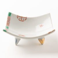 九谷焼工房花もん 珍味皿(小紋) 九谷焼工房花もん 九谷焼