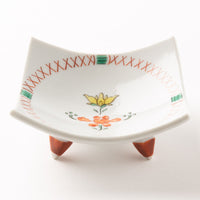 九谷焼工房花もん 珍味皿(ぼたん) 九谷焼工房花もん 九谷焼