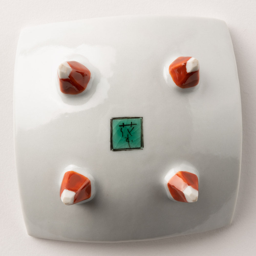 九谷焼工房花もん 珍味皿(ぼたん) 九谷焼工房花もん 九谷焼