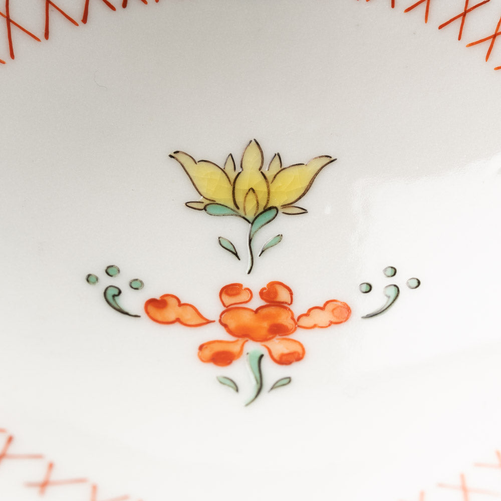 九谷焼工房花もん 珍味皿(ぼたん) 九谷焼工房花もん 九谷焼