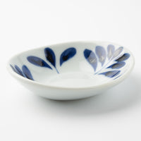 砥部焼 陶房遊 ミニボウル ブルーリーフ 砥部焼 陶房遊 砥部焼