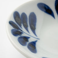 砥部焼 陶房遊 ミニボウル ブルーリーフ 砥部焼 陶房遊 砥部焼