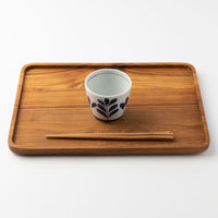 砥部焼 陶房遊 蕎麦猪口(大) ブルーリーフ 砥部焼 陶房遊 砥部焼