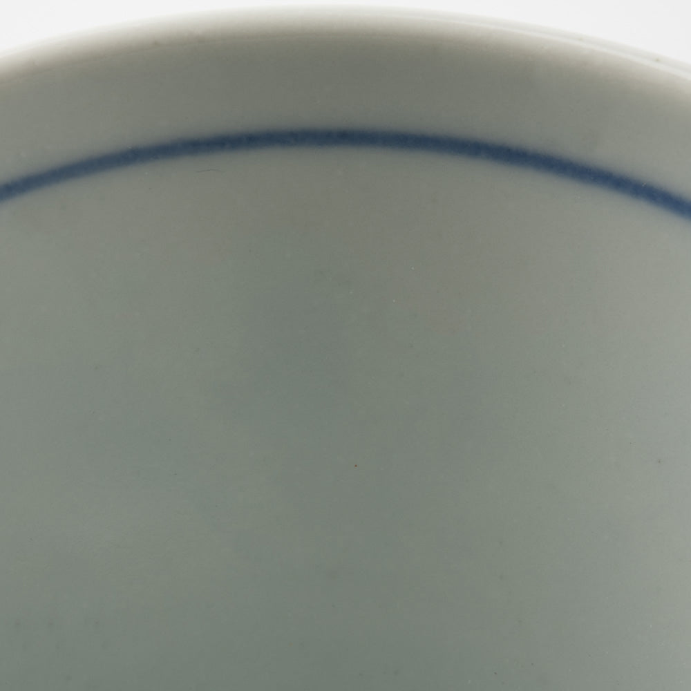 砥部焼 陶房遊 蕎麦猪口(大) ブルーリーフ 砥部焼 陶房遊 砥部焼